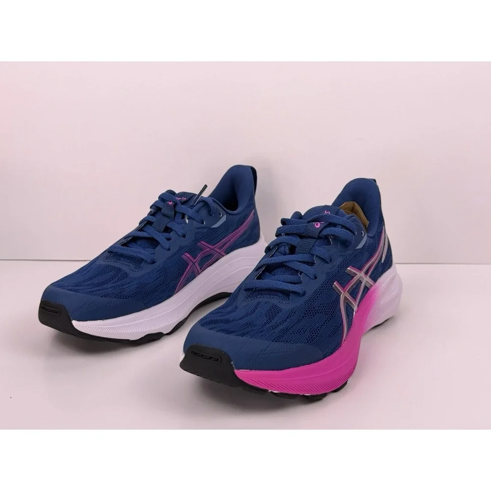 ASICS GT-1000 14‎ GS Size Kids 7 Women's Size 8.5 Twilight Blue /Digital Sakura